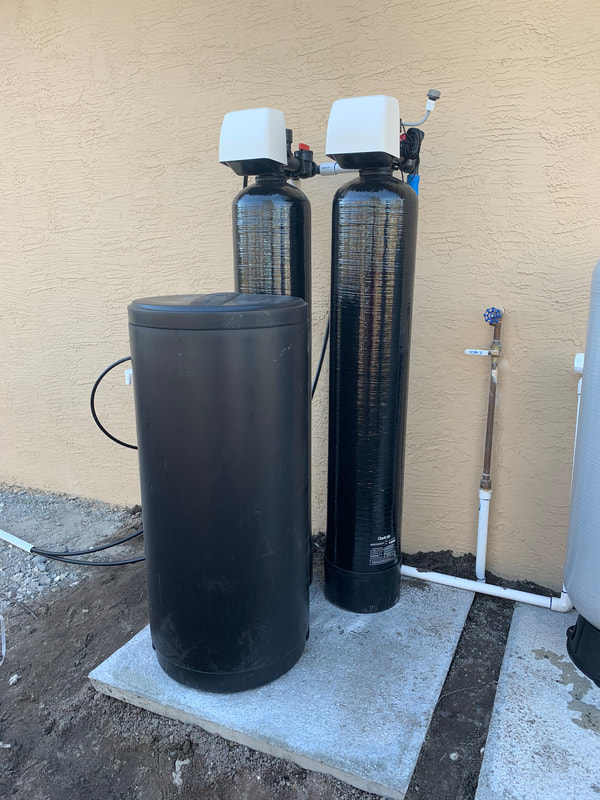 Well drillers at work in Lake Worth FL